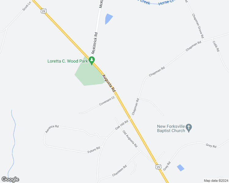 map of restaurants, bars, coffee shops, grocery stores, and more near 707 Augusta Road in Pelzer