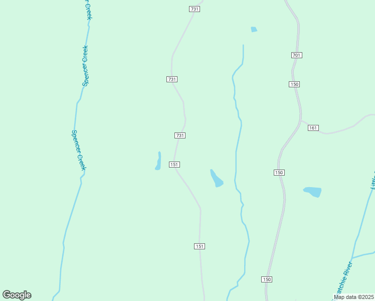 map of restaurants, bars, coffee shops, grocery stores, and more near 1100 County Road 151 in Ripley
