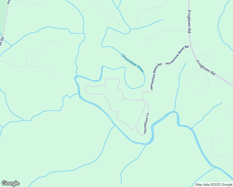 map of restaurants, bars, coffee shops, grocery stores, and more near 925 Horseshoe Bend Road in Dahlonega