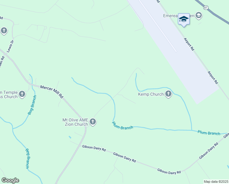 map of restaurants, bars, coffee shops, grocery stores, and more near 361 Mount Olive Road in Elizabethtown
