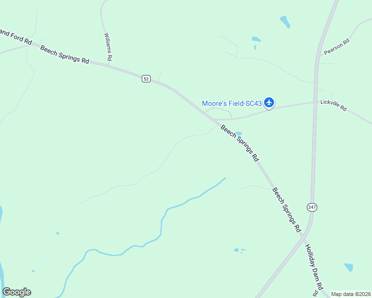 map of restaurants, bars, coffee shops, grocery stores, and more near 1124 Beech Springs Road in Pelzer