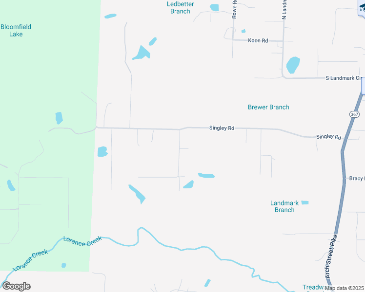 map of restaurants, bars, coffee shops, grocery stores, and more near 5215 Krg Lane in Little Rock