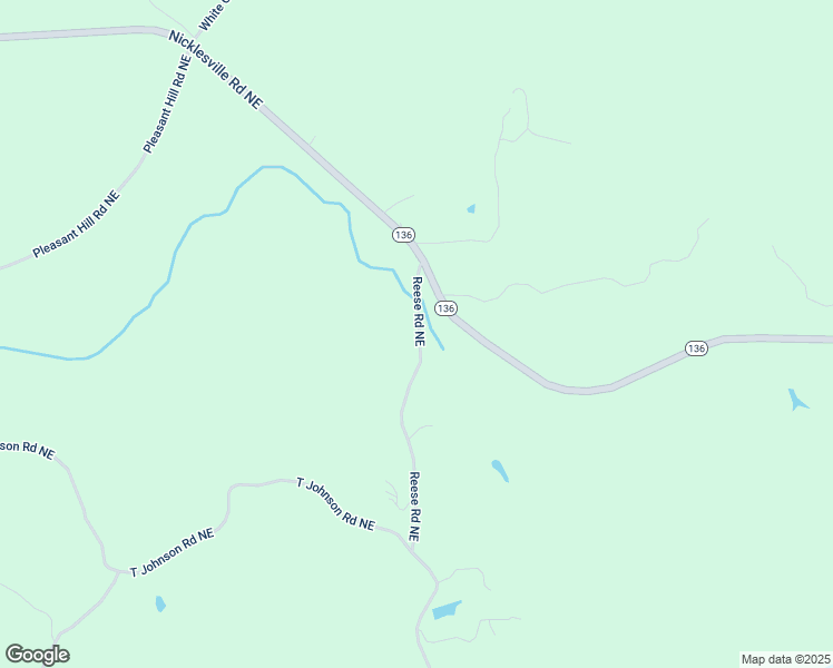 map of restaurants, bars, coffee shops, grocery stores, and more near 386 Reese Road Northeast in Ranger