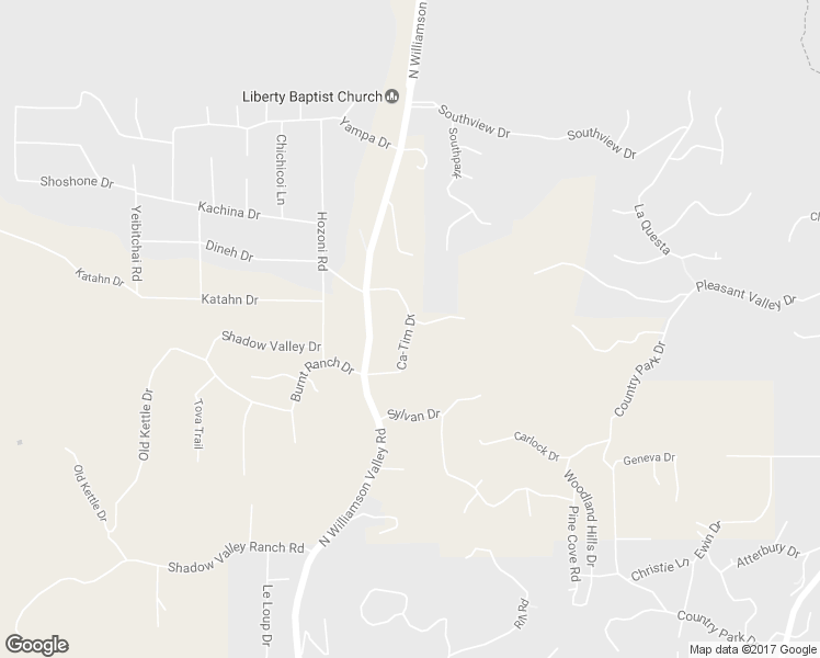 map of restaurants, bars, coffee shops, grocery stores, and more near 1700 Ca-Tim Drive in Prescott