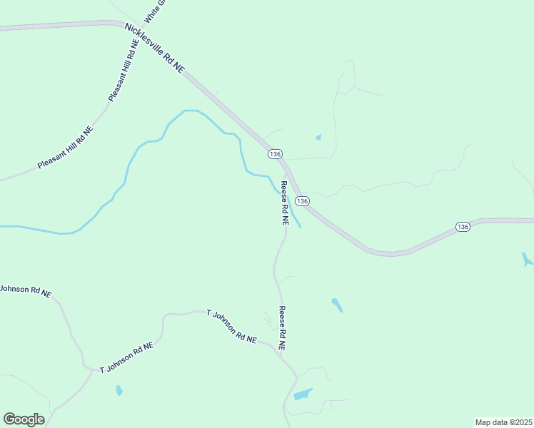 map of restaurants, bars, coffee shops, grocery stores, and more near 386 Reese Road Northeast in Ranger