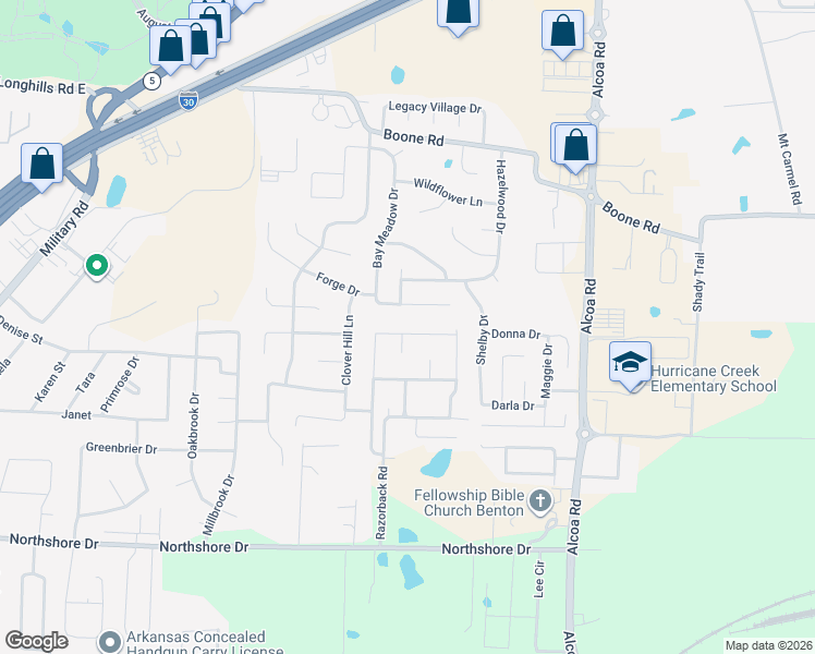 map of restaurants, bars, coffee shops, grocery stores, and more near 3121 Tobiano Circle in Benton