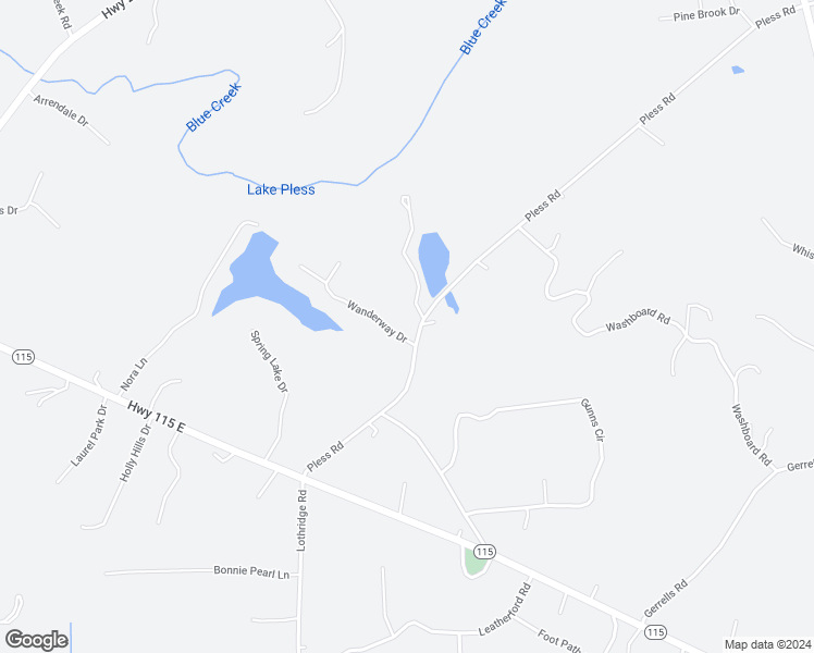 map of restaurants, bars, coffee shops, grocery stores, and more near 94 Wanderway Drive in Cleveland