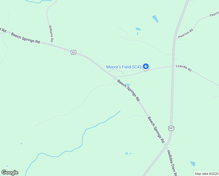 map of restaurants, bars, coffee shops, grocery stores, and more near 105 Kirby Green Road in Pelzer