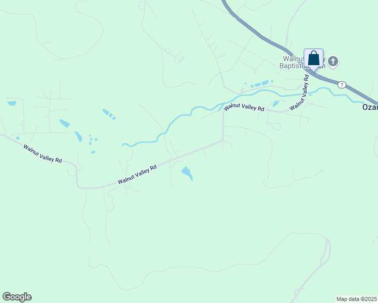 map of restaurants, bars, coffee shops, grocery stores, and more near 468 Walnut Valley Road in Hot Springs