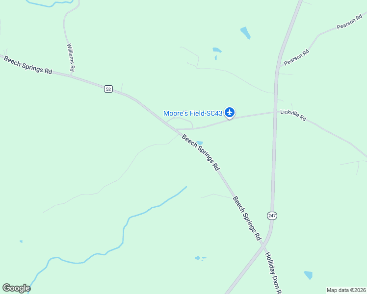 map of restaurants, bars, coffee shops, grocery stores, and more near 105 Kirby Green Road in Pelzer