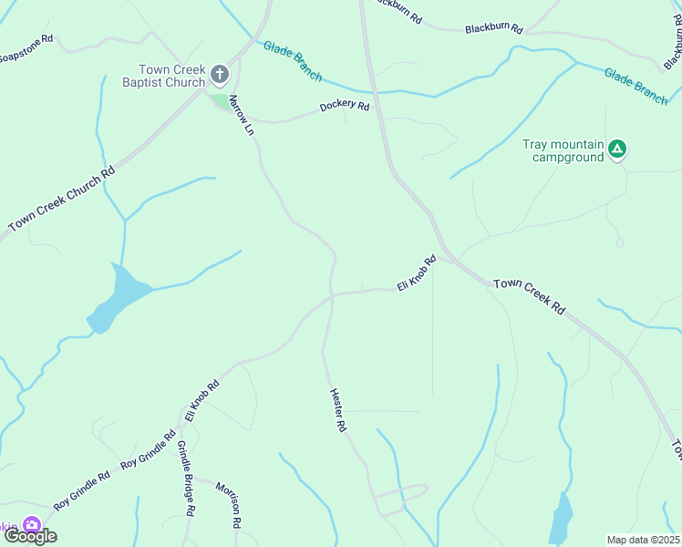 map of restaurants, bars, coffee shops, grocery stores, and more near 48 Narrow Lane in Dahlonega