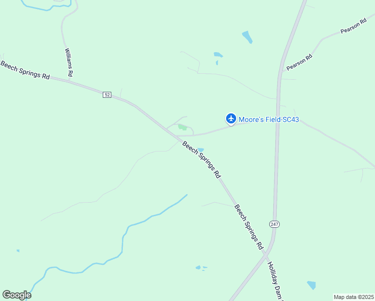 map of restaurants, bars, coffee shops, grocery stores, and more near 1110 Beech Springs Road in Pelzer