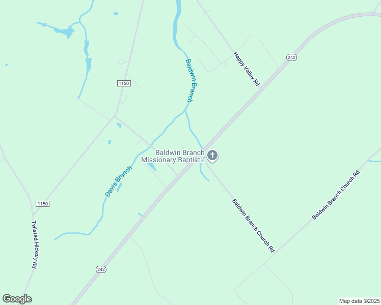 map of restaurants, bars, coffee shops, grocery stores, and more near North Carolina 242 in Elizabethtown