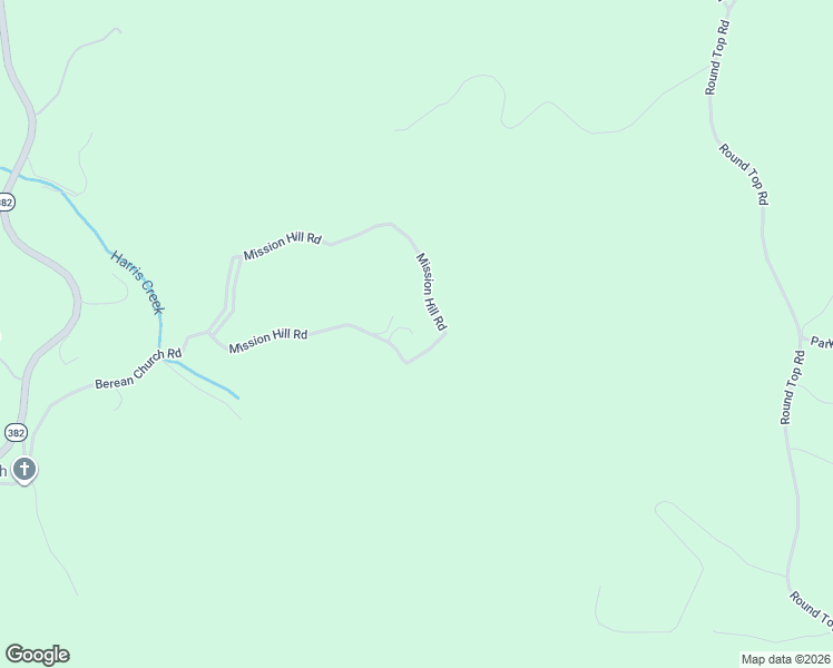 map of restaurants, bars, coffee shops, grocery stores, and more near 387 Mission Hill Road in Ellijay