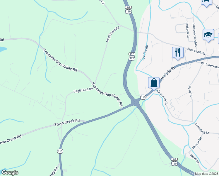 map of restaurants, bars, coffee shops, grocery stores, and more near 90 Frances Drive in Cleveland