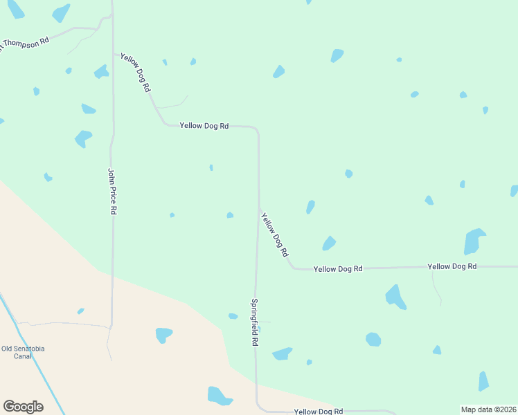 map of restaurants, bars, coffee shops, grocery stores, and more near 684 Yellow Dog Road in Senatobia