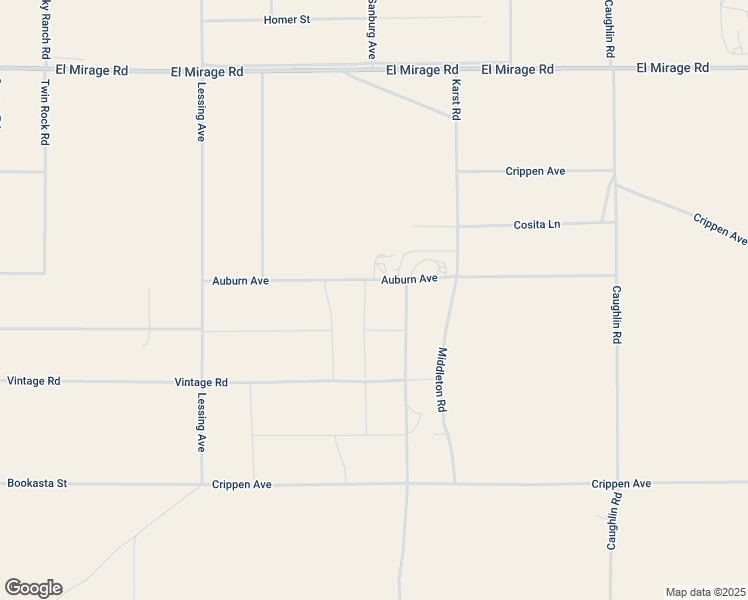 map of restaurants, bars, coffee shops, grocery stores, and more near Auburn Avenue in Adelanto