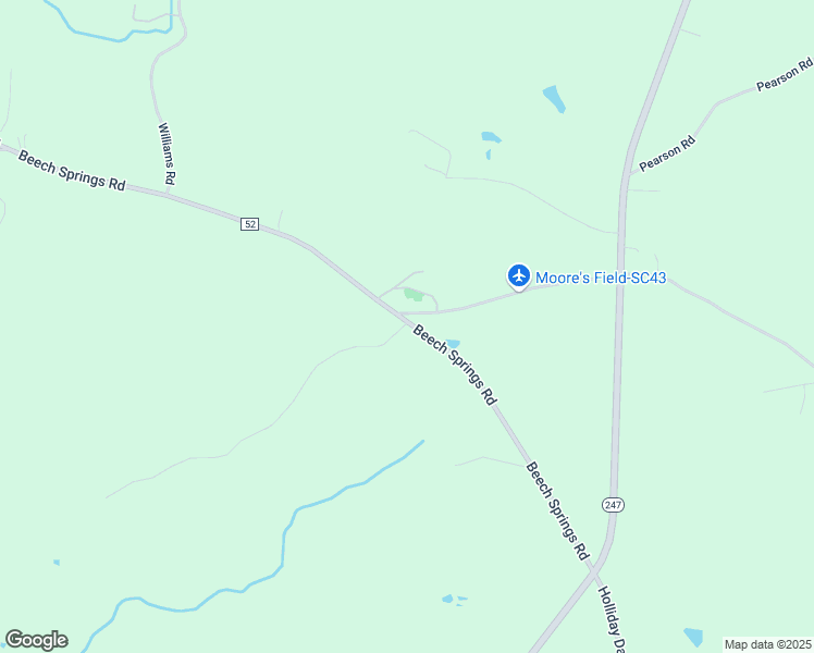 map of restaurants, bars, coffee shops, grocery stores, and more near 1110 Beech Springs Road in Pelzer