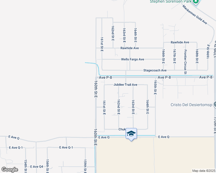 map of restaurants, bars, coffee shops, grocery stores, and more near 39132 161st Street East in Palmdale