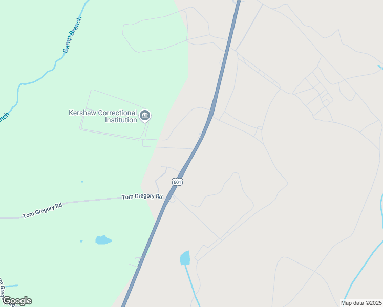 map of restaurants, bars, coffee shops, grocery stores, and more near 4848 Gold Mine Highway in Kershaw