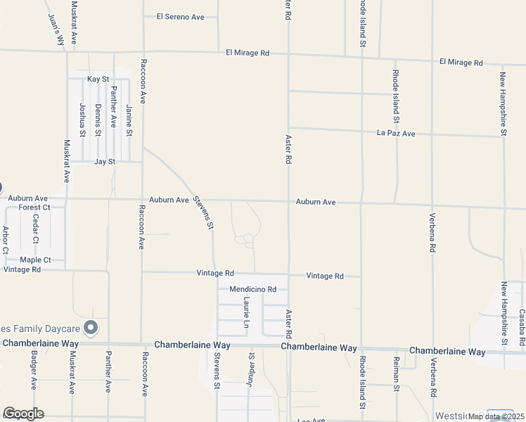 map of restaurants, bars, coffee shops, grocery stores, and more near Auburn Avenue in Adelanto