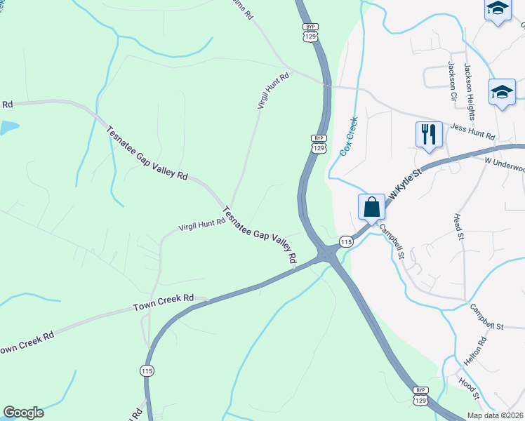 map of restaurants, bars, coffee shops, grocery stores, and more near 90 Frances Drive in Cleveland