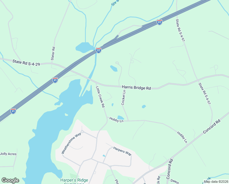 map of restaurants, bars, coffee shops, grocery stores, and more near 940 Little Creek Road in Anderson