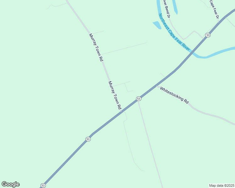 map of restaurants, bars, coffee shops, grocery stores, and more near 142 Murray Town Road in Burgaw