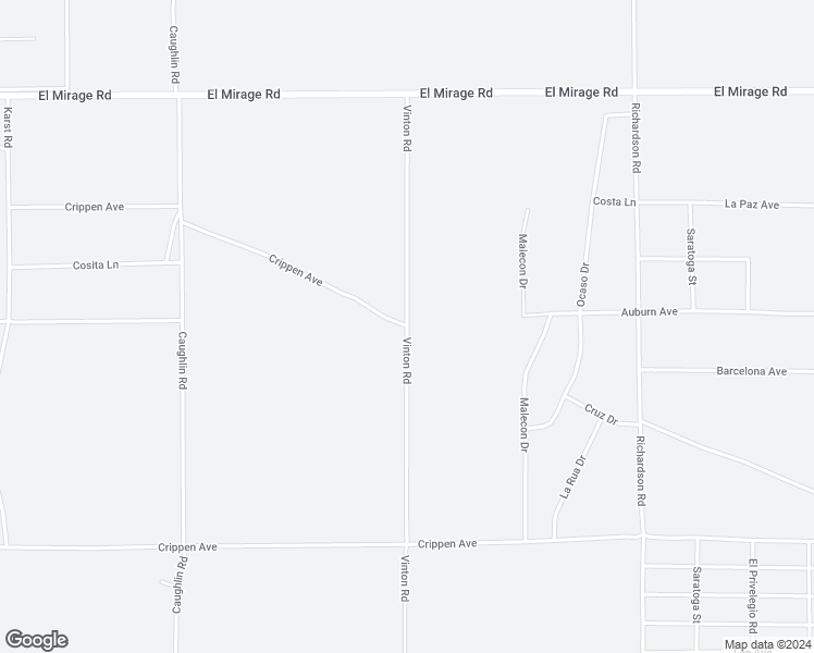 map of restaurants, bars, coffee shops, grocery stores, and more near Vinton Road in Adelanto