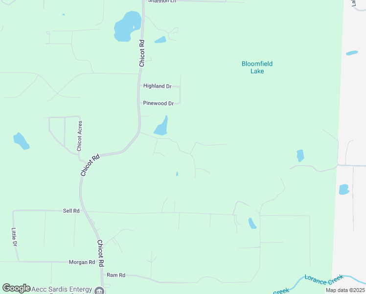 map of restaurants, bars, coffee shops, grocery stores, and more near 13064 White Oak Pond Drive in Saline County
