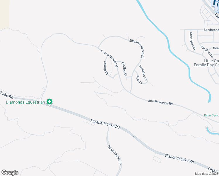 map of restaurants, bars, coffee shops, grocery stores, and more near 3931 Saddle Drive in Palmdale