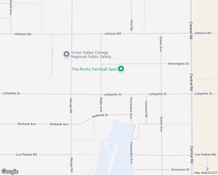 map of restaurants, bars, coffee shops, grocery stores, and more near Lafayette Street in Apple Valley