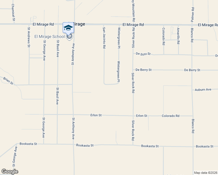 map of restaurants, bars, coffee shops, grocery stores, and more near 19200-19298 Wintergreen Place in Adelanto