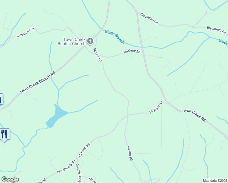 map of restaurants, bars, coffee shops, grocery stores, and more near 388 Narrow Lane in Cleveland