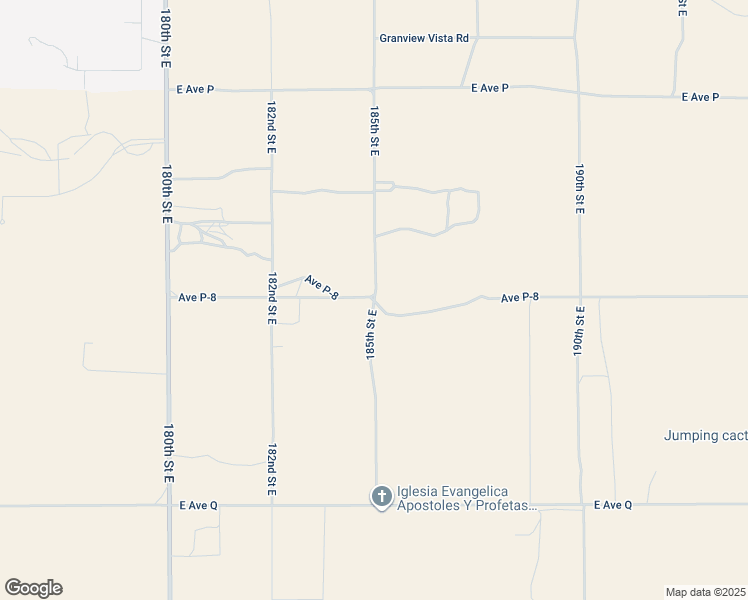 map of restaurants, bars, coffee shops, grocery stores, and more near Avenue P-8 in Los Angeles County