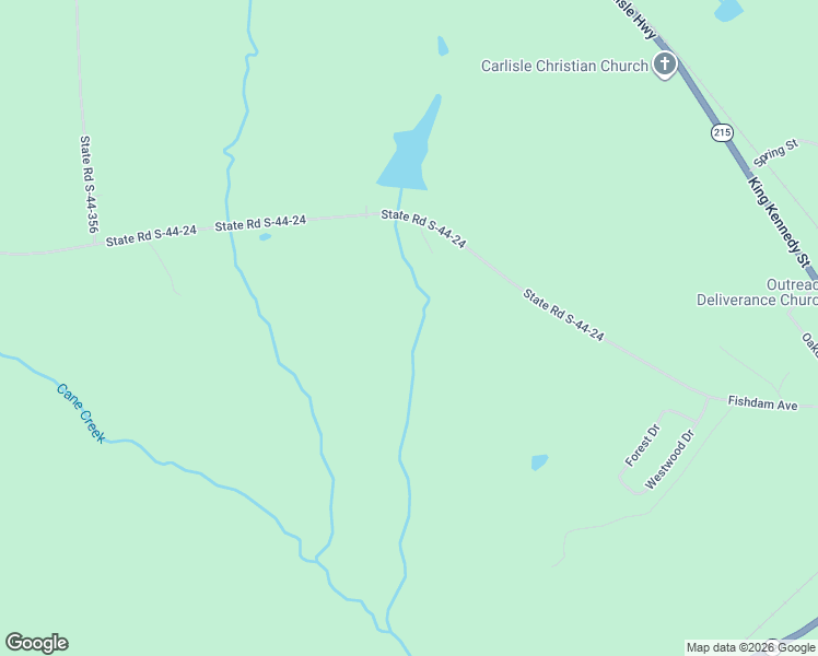 map of restaurants, bars, coffee shops, grocery stores, and more near 3062 State Road S-44-24 in Carlisle