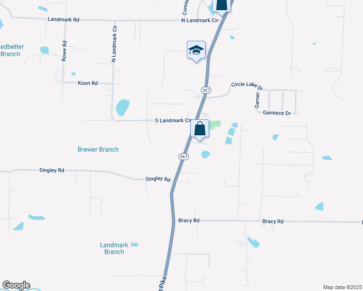 map of restaurants, bars, coffee shops, grocery stores, and more near 17502 Arch Street Pike in Little Rock