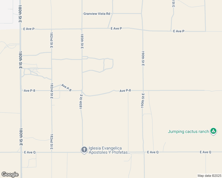 map of restaurants, bars, coffee shops, grocery stores, and more near Avenue P-8 in Los Angeles County