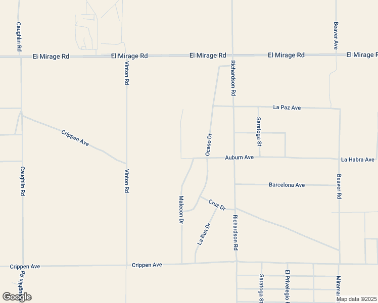 map of restaurants, bars, coffee shops, grocery stores, and more near Auburn Avenue in Adelanto
