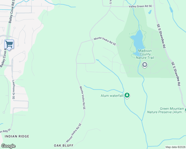 map of restaurants, bars, coffee shops, grocery stores, and more near 13559 Monte Vedra Road Southeast in Huntsville