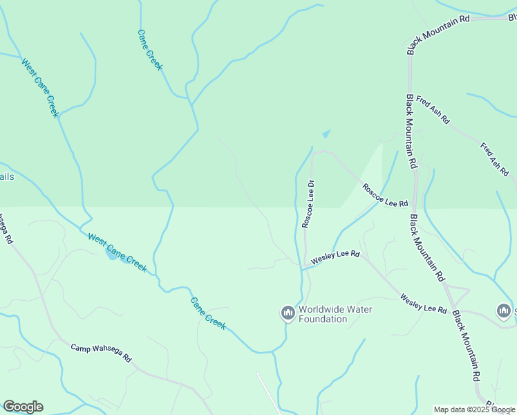 map of restaurants, bars, coffee shops, grocery stores, and more near 75 Fred Burns Road in Dahlonega