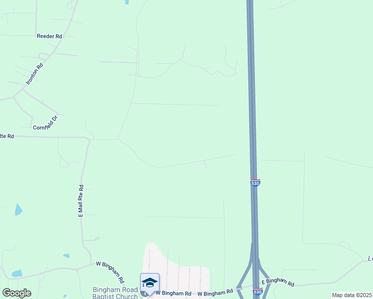 map of restaurants, bars, coffee shops, grocery stores, and more near 1103 U.S. 65 in Little Rock
