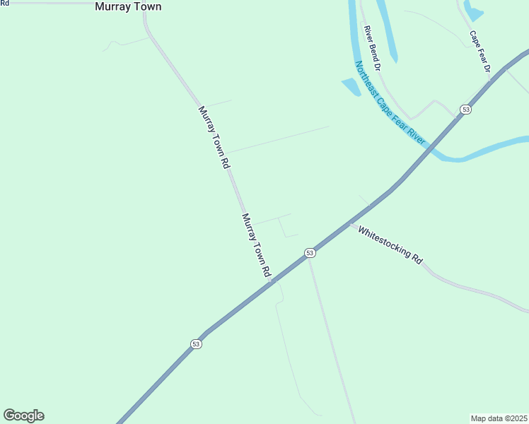 map of restaurants, bars, coffee shops, grocery stores, and more near 65 Debb Road in Burgaw
