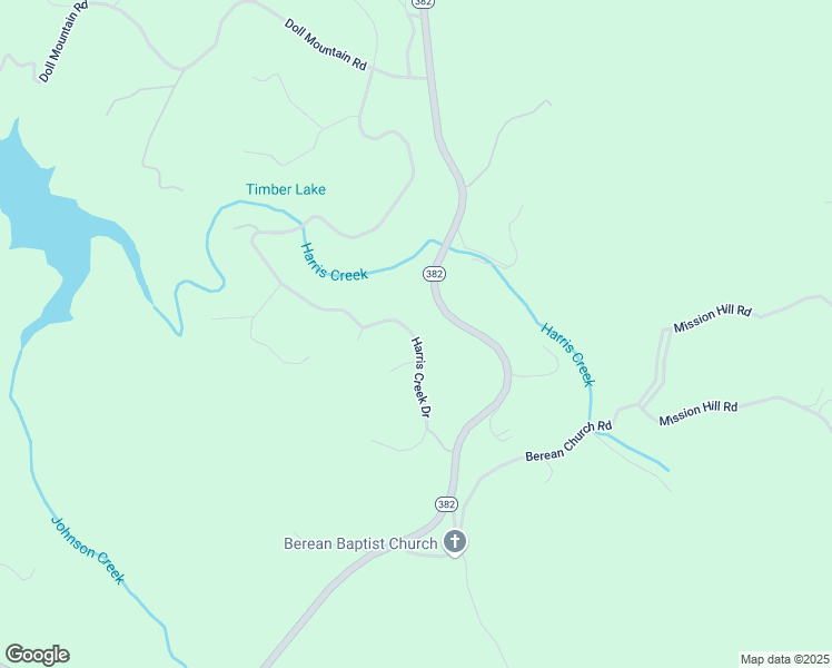 map of restaurants, bars, coffee shops, grocery stores, and more near 150 North Harris Creek Drive in Ellijay