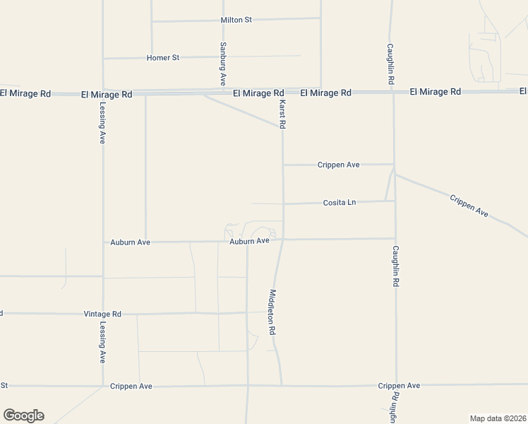 map of restaurants, bars, coffee shops, grocery stores, and more near 18967 Tawney Road in Adelanto