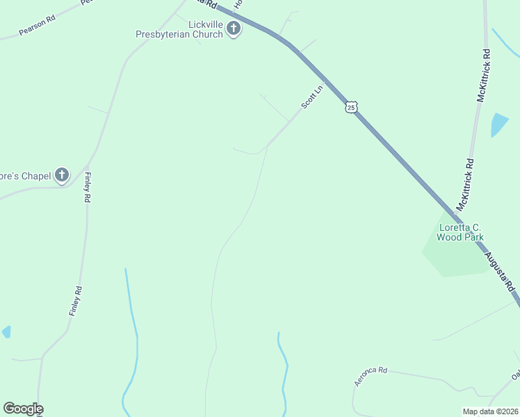 map of restaurants, bars, coffee shops, grocery stores, and more near 222 Scott Lane in Pelzer