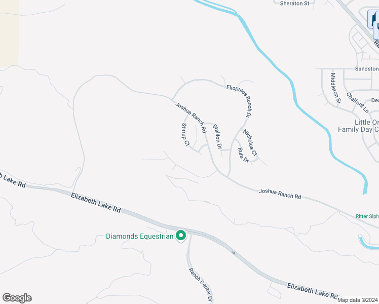 map of restaurants, bars, coffee shops, grocery stores, and more near 3948 Stirrup Court in Palmdale