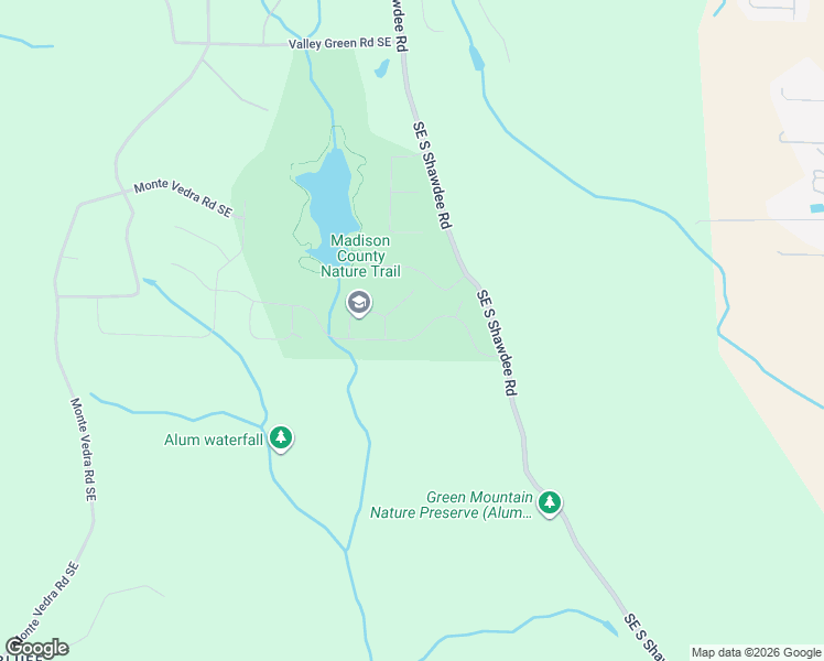 map of restaurants, bars, coffee shops, grocery stores, and more near 4 Natures Loop Road Southeast in Huntsville