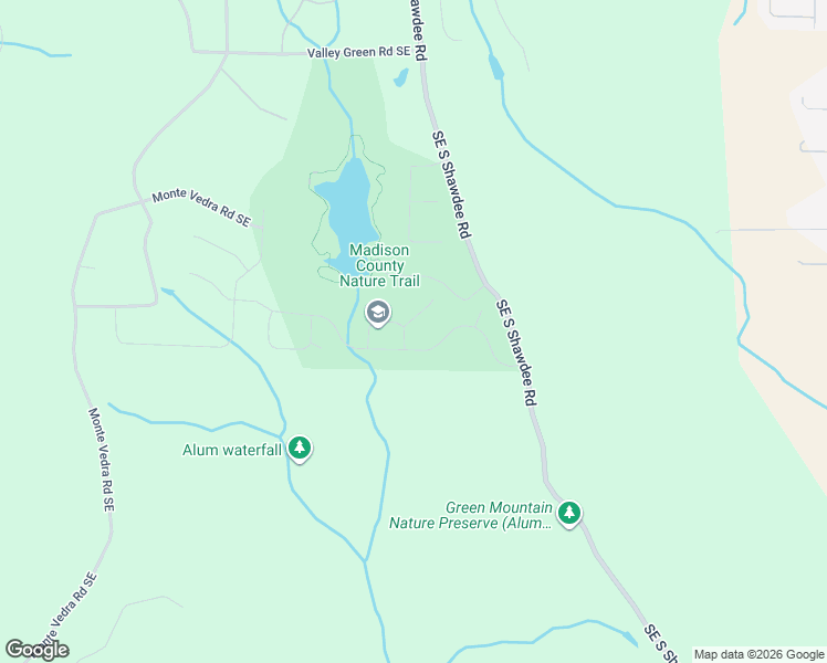 map of restaurants, bars, coffee shops, grocery stores, and more near 4 Natures Loop Road Southeast in Huntsville