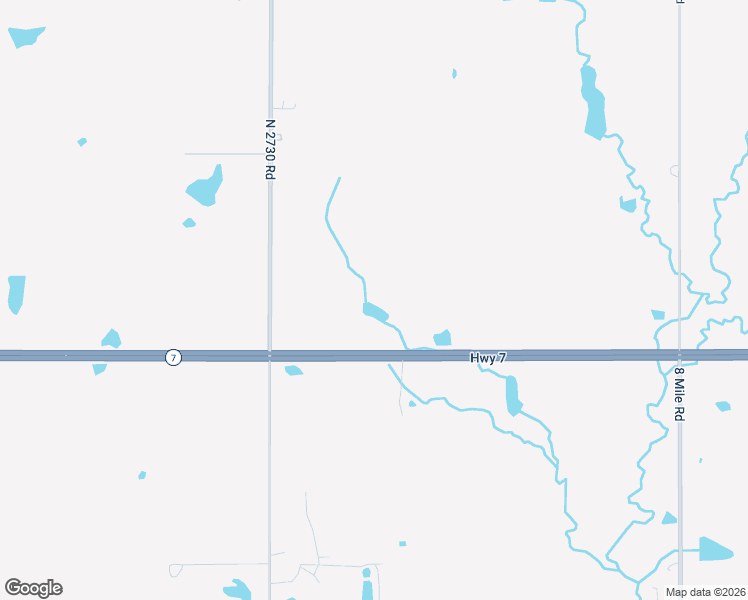 map of restaurants, bars, coffee shops, grocery stores, and more near 166914 9 Mile Road in Marlow